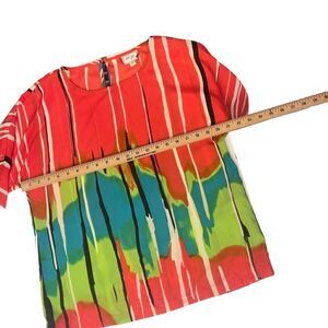 Beige multi Color blouse